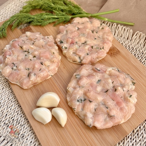 Котлеты рубленые из филе куриной грудки 0,6 кг